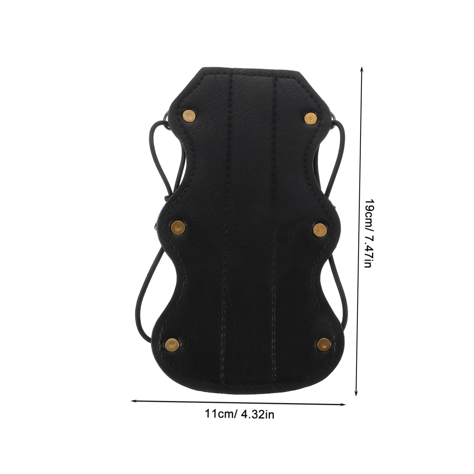 Balacoo Pu Archery Arm Guards Protective Forearm for Recurve Outdoor Medieval Fuzzy Wrist Guard