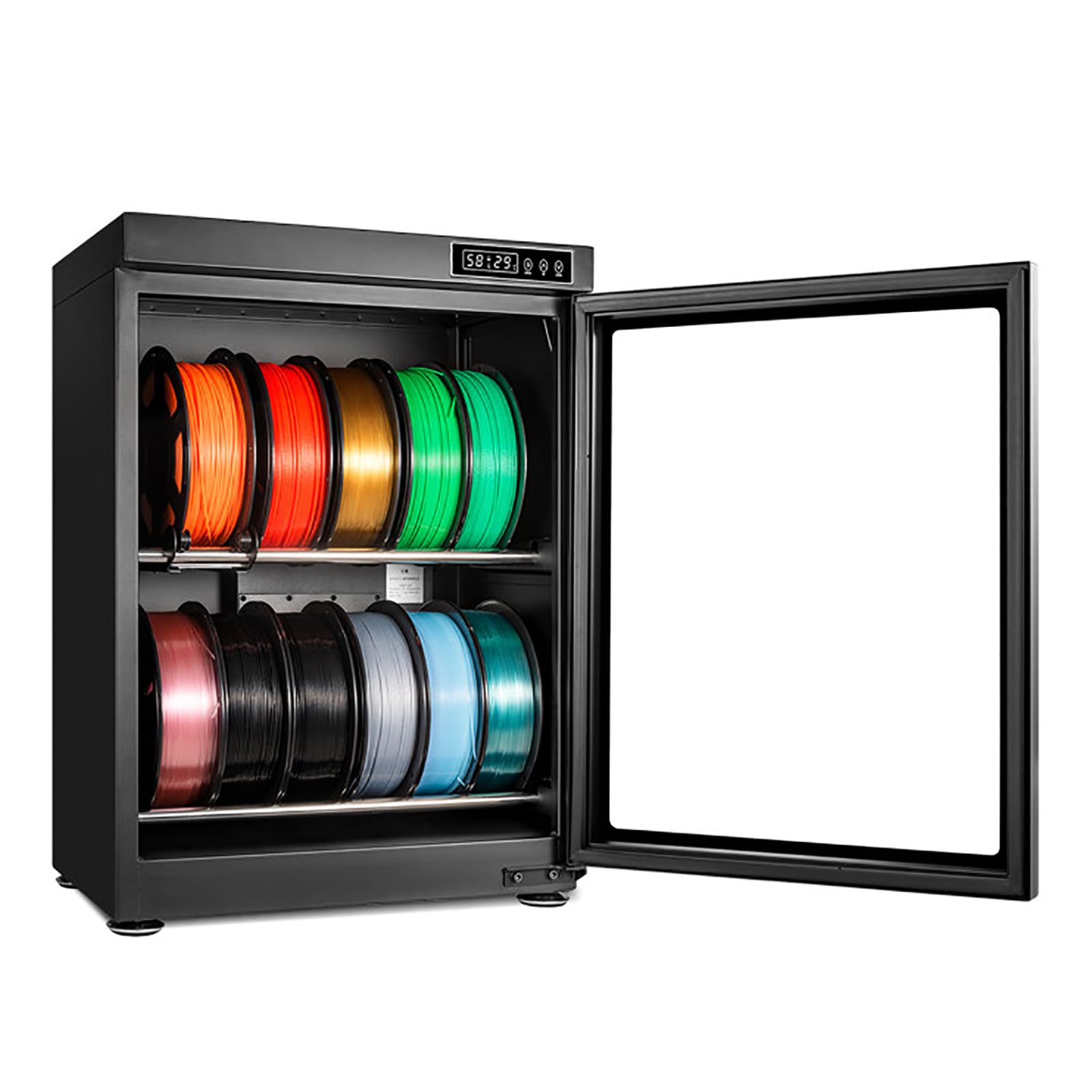3d Printer Filament Dryer Box, 3d Printer Filament Storage Box, 70l Storage Capacity,hold 10-12/15-21rolls Of 1kg Filament, Humidity Range Rh15%-rh60%, Compatible With Nylon/pla/petg/abs/tpu/pc