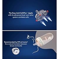 Vista 1 de Nuby Botella de silicona Comfort 360, 8 onzas