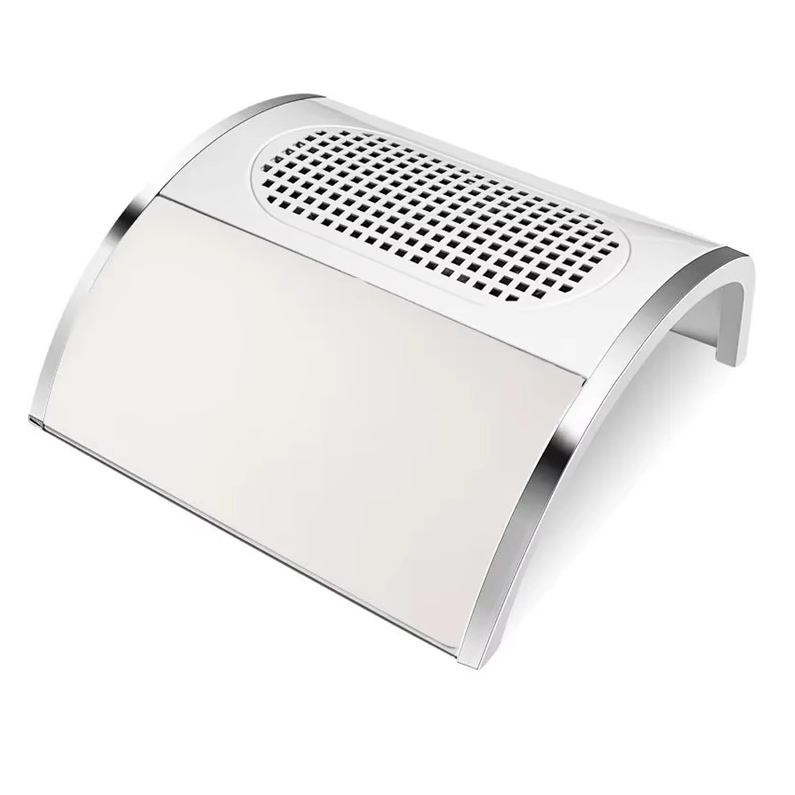 Dust Extractor, Nail Dust Collector Salon Mat U-Shaped Vacuum Cleaner Low Noise for Beginners(White)