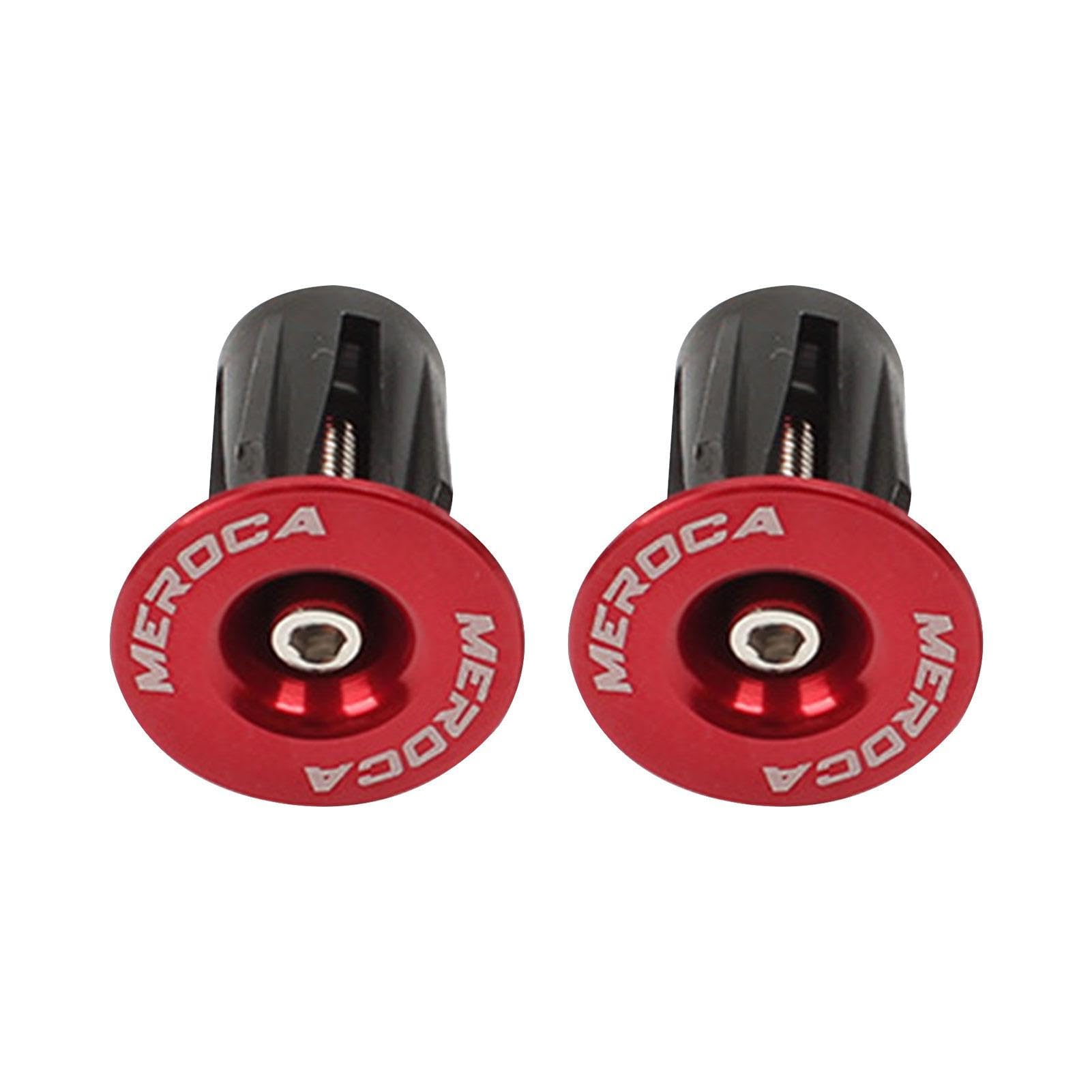 Azarxis Bouchons D'Extrémité De Guidon De Vélo – 2 Pièces – Alliage Aluminium – Compatible 16 à 24 Mm