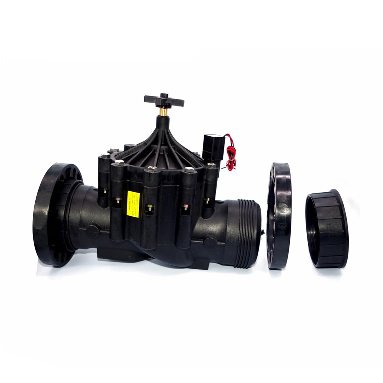 Huuoqiwy 3Inch Flange 300P Large Water Pipe Solenoid Agricultural Irrigation Valve 3Inch 220Vac 24Vdc With Flange/Bsp Connection(,12Vdc)