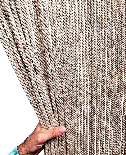 Tenda Antizanzare Per Porta Trend Overcasa - Modello Braid 120x230cm, Blu/Celeste/Bianco - Foto 6