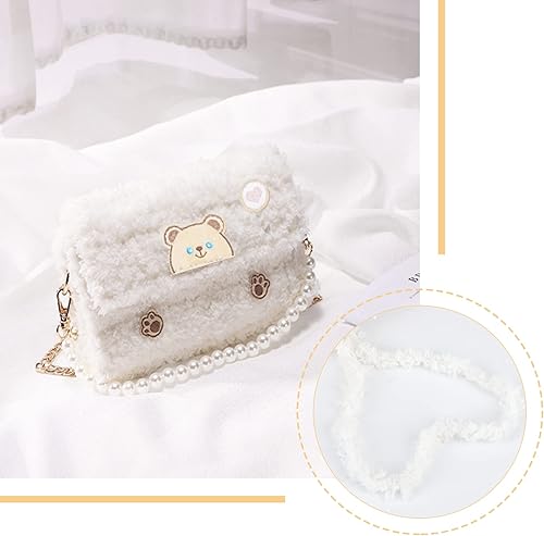 Miniatura 6 de CHGCRAFT Kit de bolsas de ganchillo para tejer bricolaje, juego de hojas de lona de plástico de malla para manualidades, bolsas de hombro,