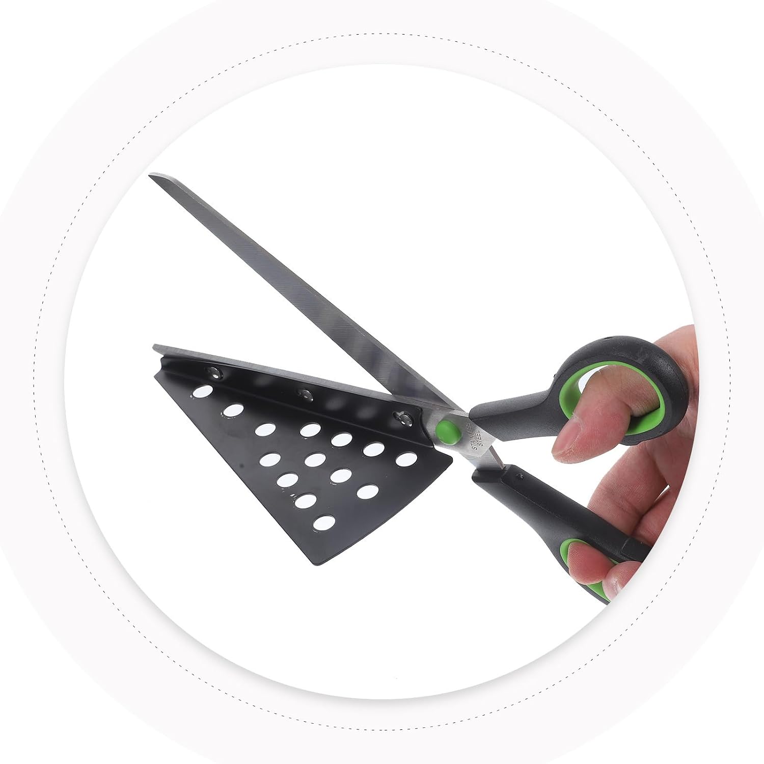 Stainless Steel Pizza Scissor Cutter for Restaurant and Family Use