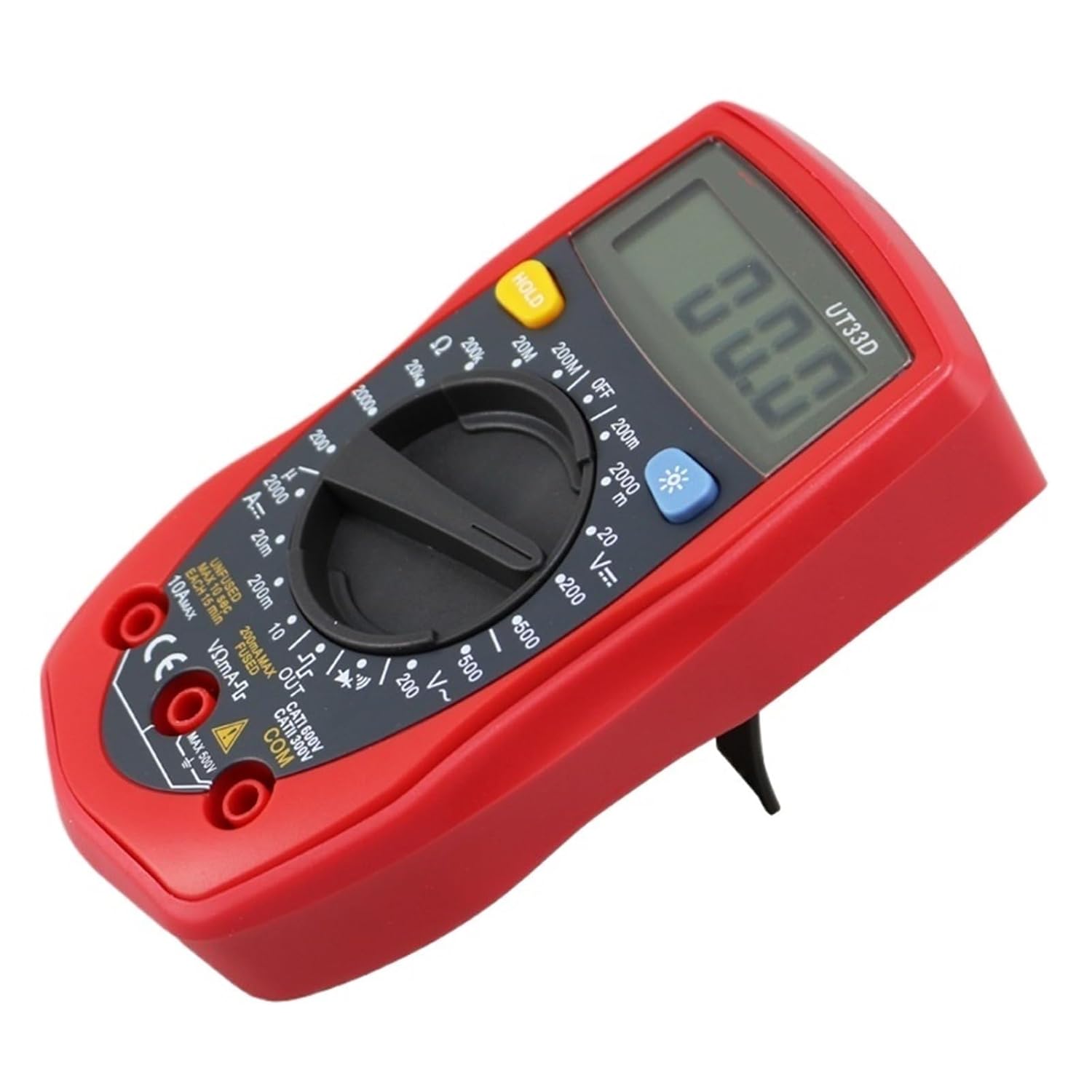 UT33D Pocket Multimeter Digital Professional AC Ammeter Voltmeter Resistance Tester Multi Meter