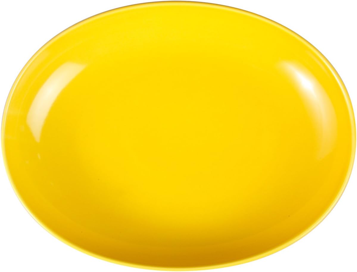 西海陶器(Saikaitoki) Saikai Pottery 13239 Hasami Ware Common Bowl Dish, Oval Gray, Diameter 10.6 inches (27 cm), Microwave and Dishwasher Safe, Made in Japan