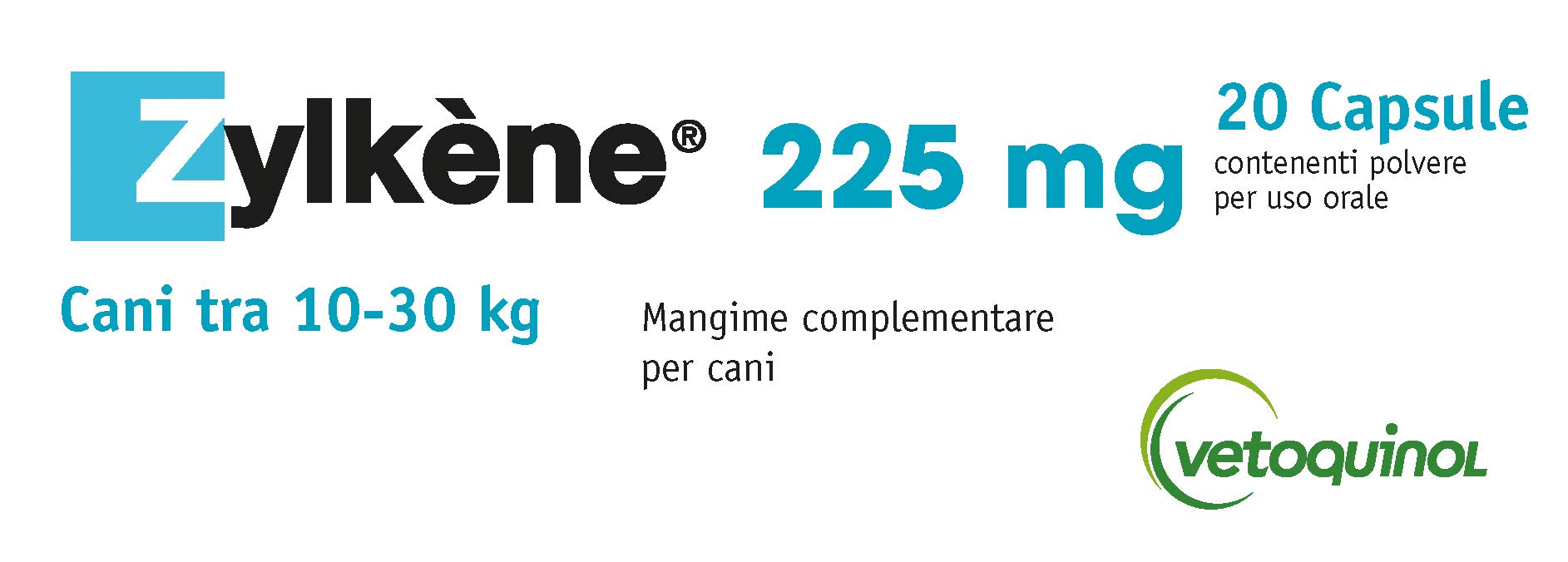 Zylkene karma uzupełniająca | Psy 10-30 kg | Relaks w trudnych sytuacjach | 20 kapsułek 225 mg