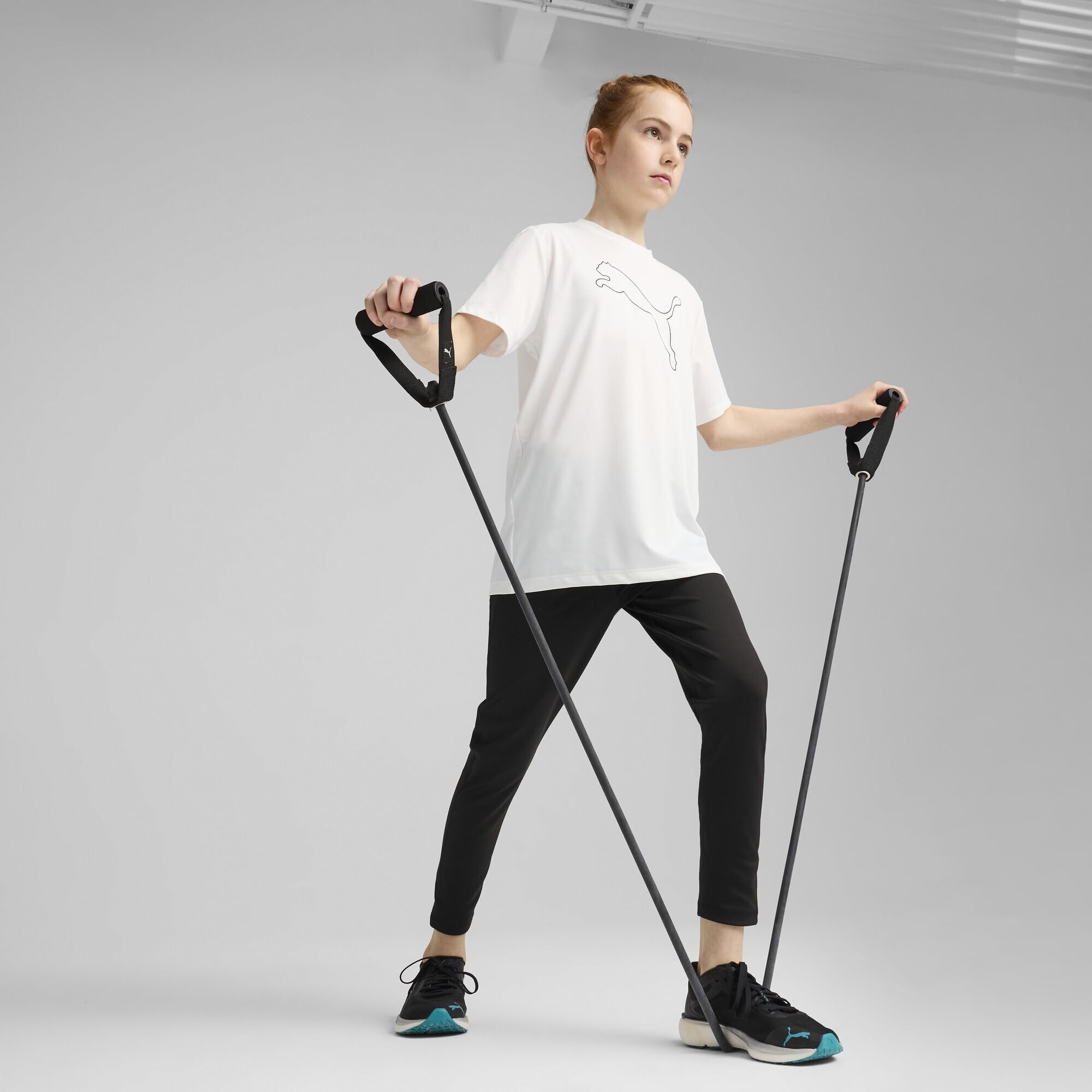 PUMA Legginsy 7/8 z wysokim stanem Train All Day ESS dla dzieci i młodzieży