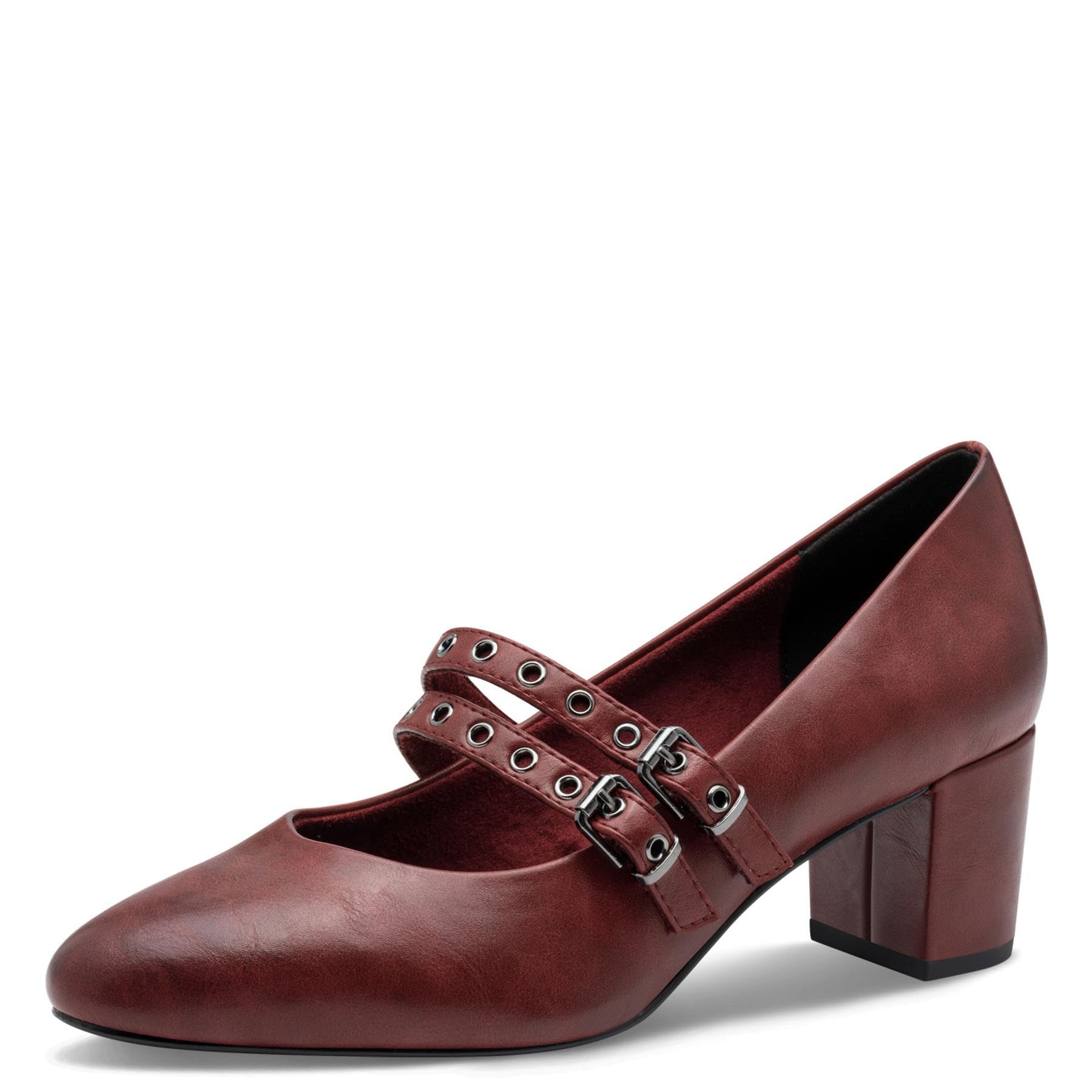 MARCO TOZZI Women's 2-22439-45 Court Shoes, vino, 8 UK