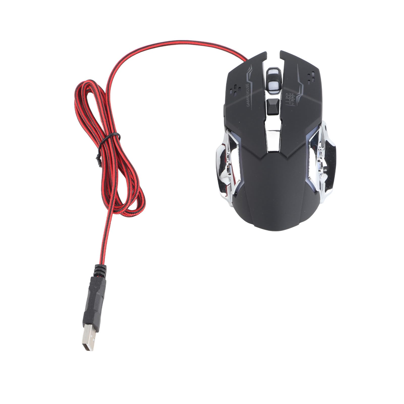 Generic Odczucie Mechaniczne Klawiatura do Gier i Mysz Konwerter Bluetooth 5.0 RGB Podpórka Pod Nadgarstek Pół Ręki 35 Klawiszy Klawiatura Mysz z Konwerterem do Telefonów Komórkowych