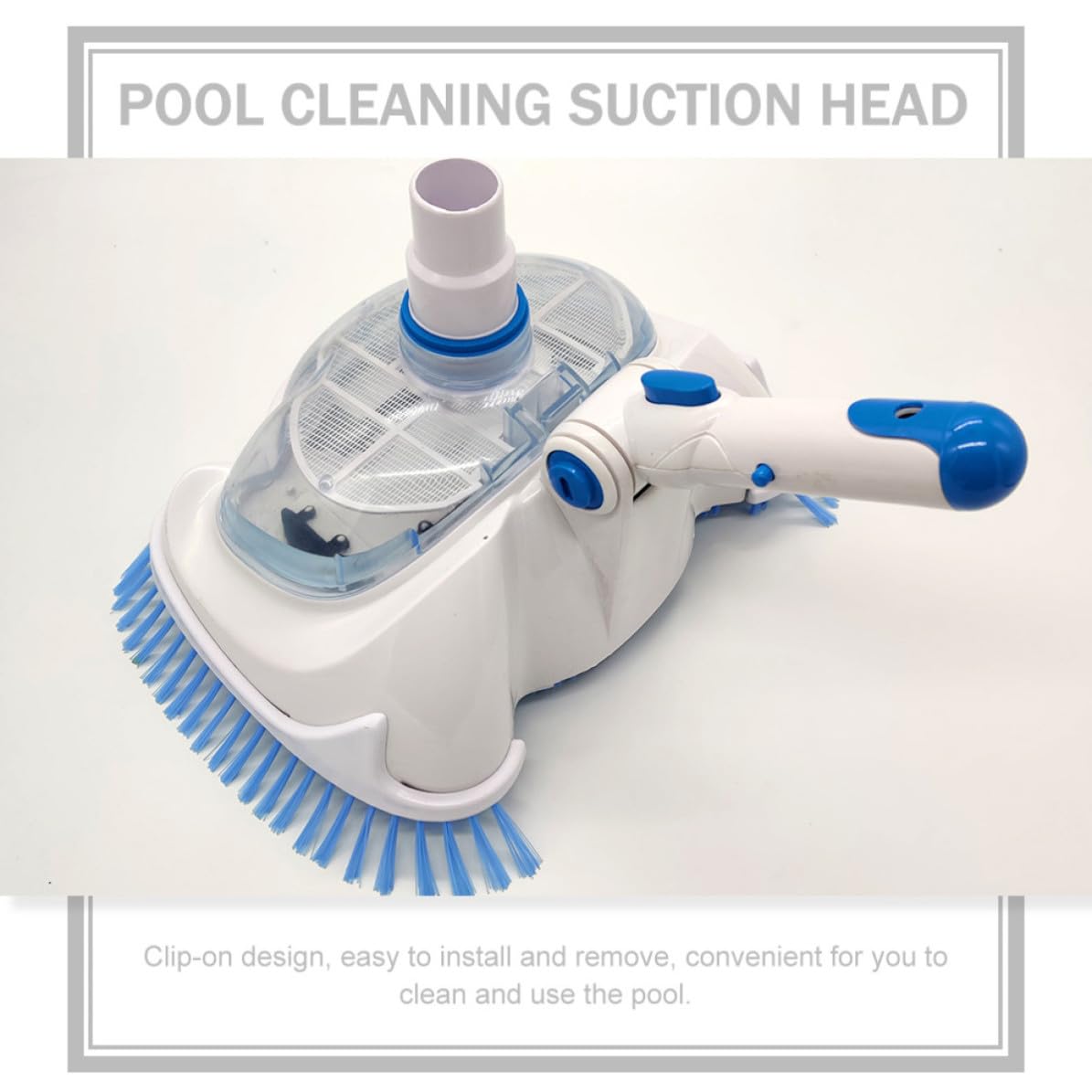 Tête D’aspiration pour Piscine en Plastique à Clip, Nettoyage Facile