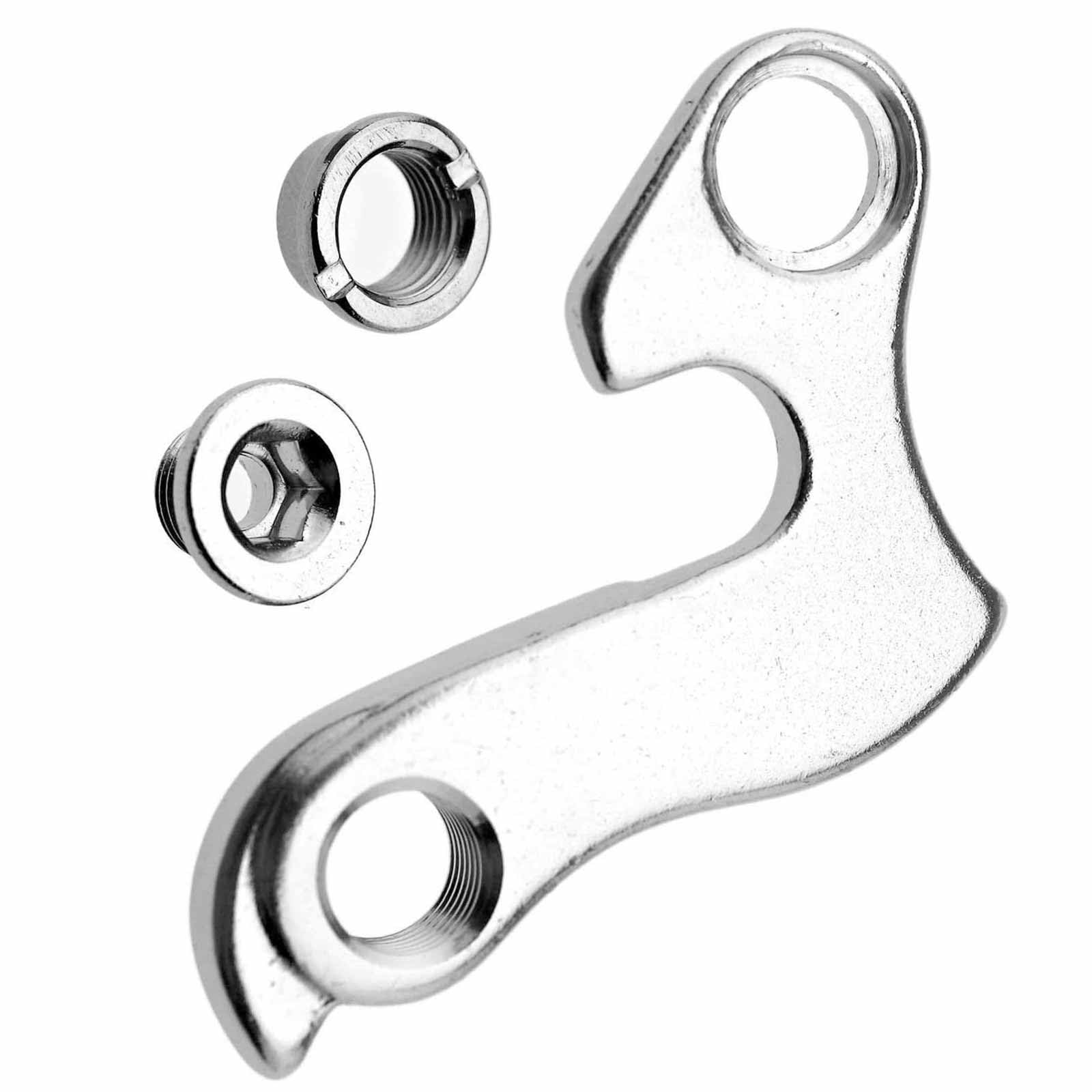 Alloy Bike Rear Derailleur Hanger Transmission Tail Hook For Cycle Bicycle Road Bike, Silver
