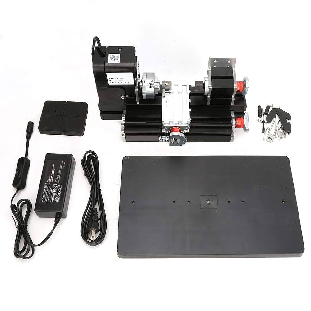 Amazon | 24Wミニメタル旋盤 | 20000RPMモーター付き小型旋盤