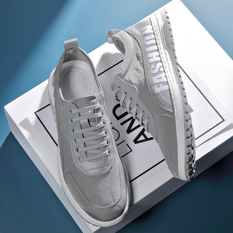 Men's Casual Dress Shoes Comfort Walking Shoes Retro Lace Up Comfortable Non-Slip Block Heel Oxford Sneakers3