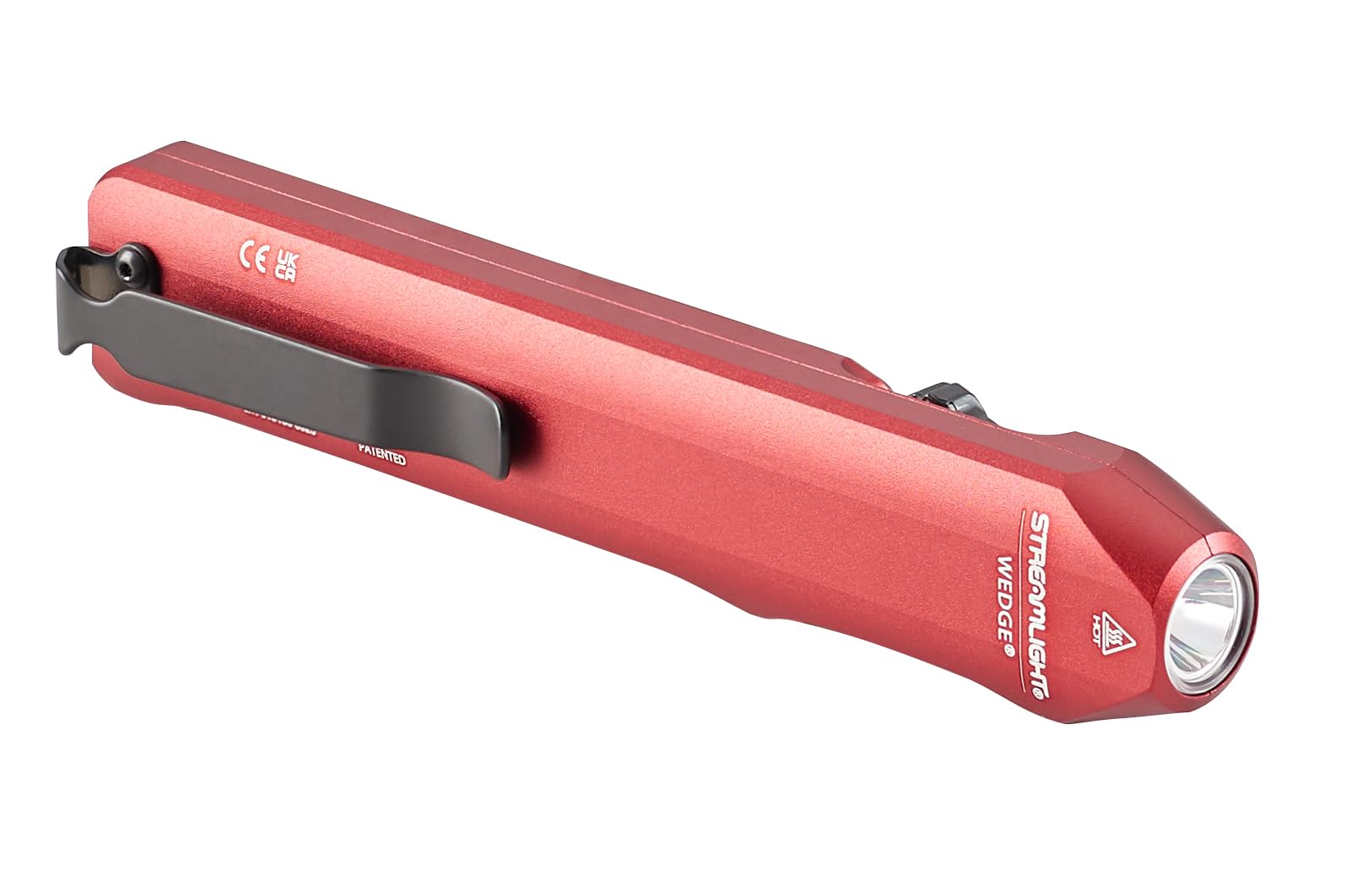 88814 Wedge 1,000-Lumen Flat Flashlight, Red