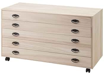 国産桐タンス【完成品・キャスター付き】 Amazon｜桐キャスター付きチェスト 5段 日本製 国産 HI-0069