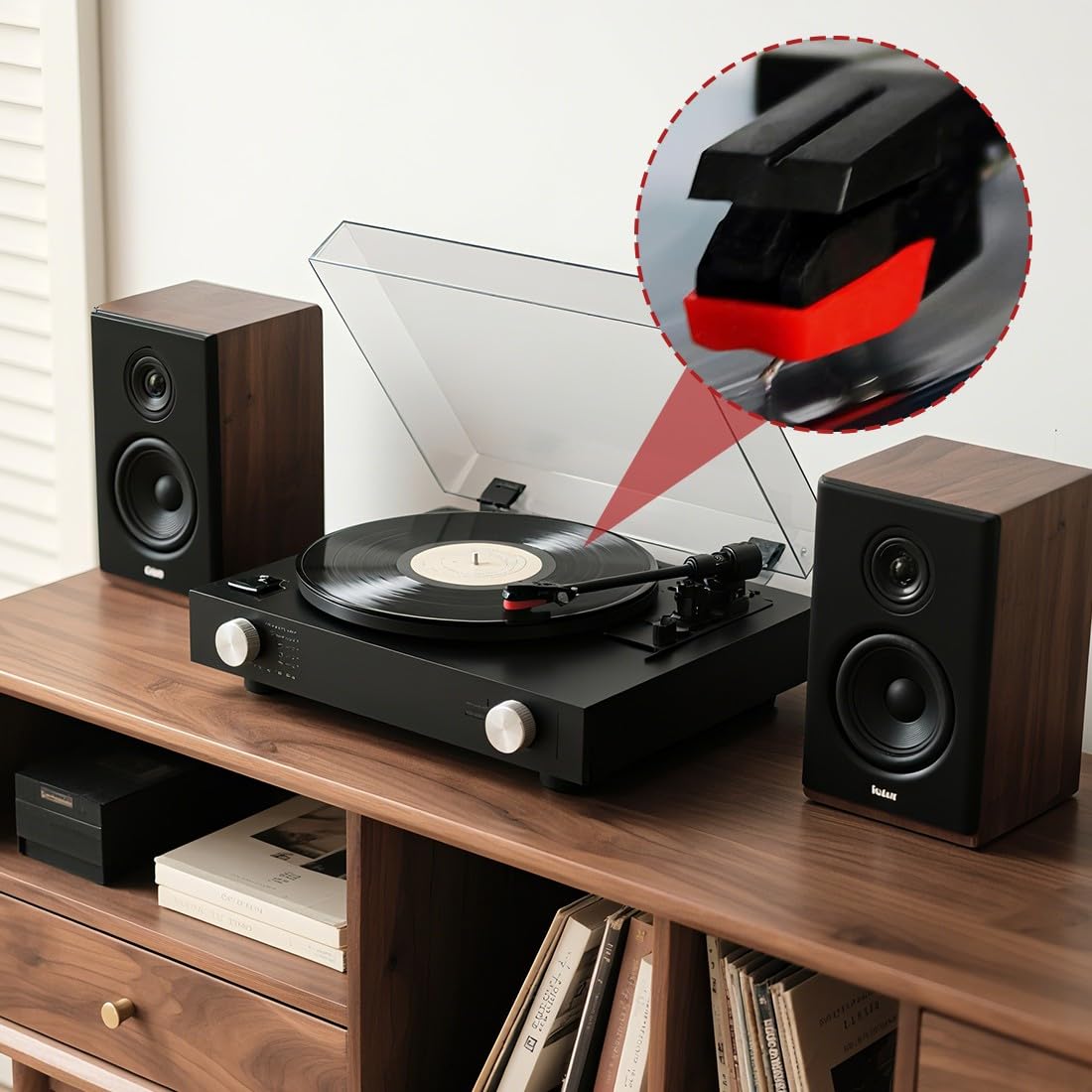 4 Pcs Tourne Disque Aiguille Pointe De Lecture, Diamant Platine Vinyle De Remplacement Universelles,Saphir Pour Tourne Disque Ancien,Cellule Platine Vinyle Pour Tourne Disque Vinyle,Phonographe