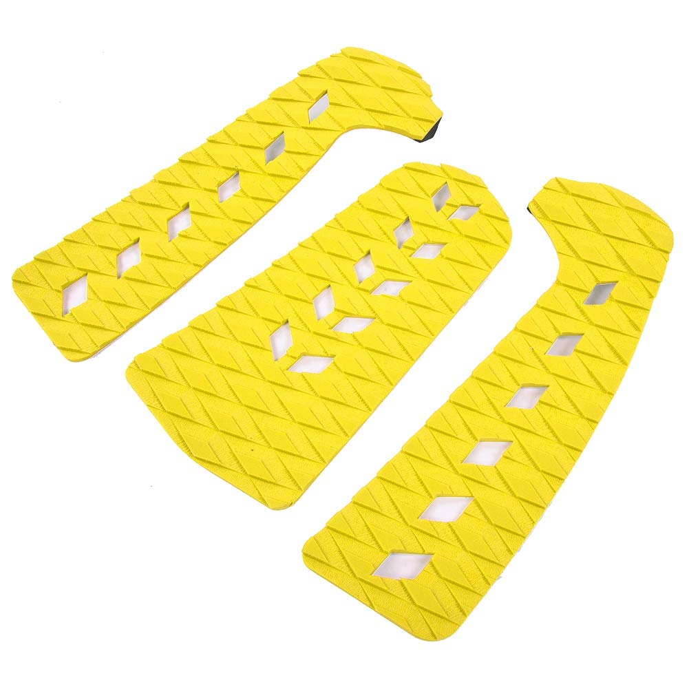 Tbest Almohadilla Antideslizante para Tabla de Skimboard, Almohadilla de EVA con Agujeros, Ligera, Porttil, Buena Elasticidad, Adecuada para Tabla de Surf, Corta, Larga
