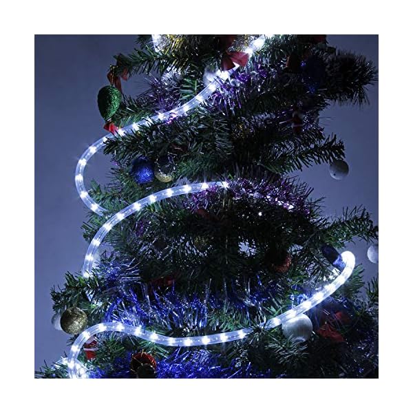 kefflum LED Lichtschlauch,led schlauch, Lichterkette Licht Leiste 36LEDs/M Schlauch für Innen und Außen IP65 12M… – Bild 6
