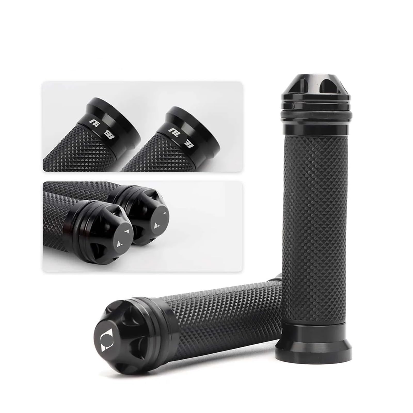 Empuñaduras Manillar Mango De Goma para Motocicleta, Empuñaduras Antideslizantes para Acelerador, Accesorios para Motocross, Piezas De Cubierta para Manillar