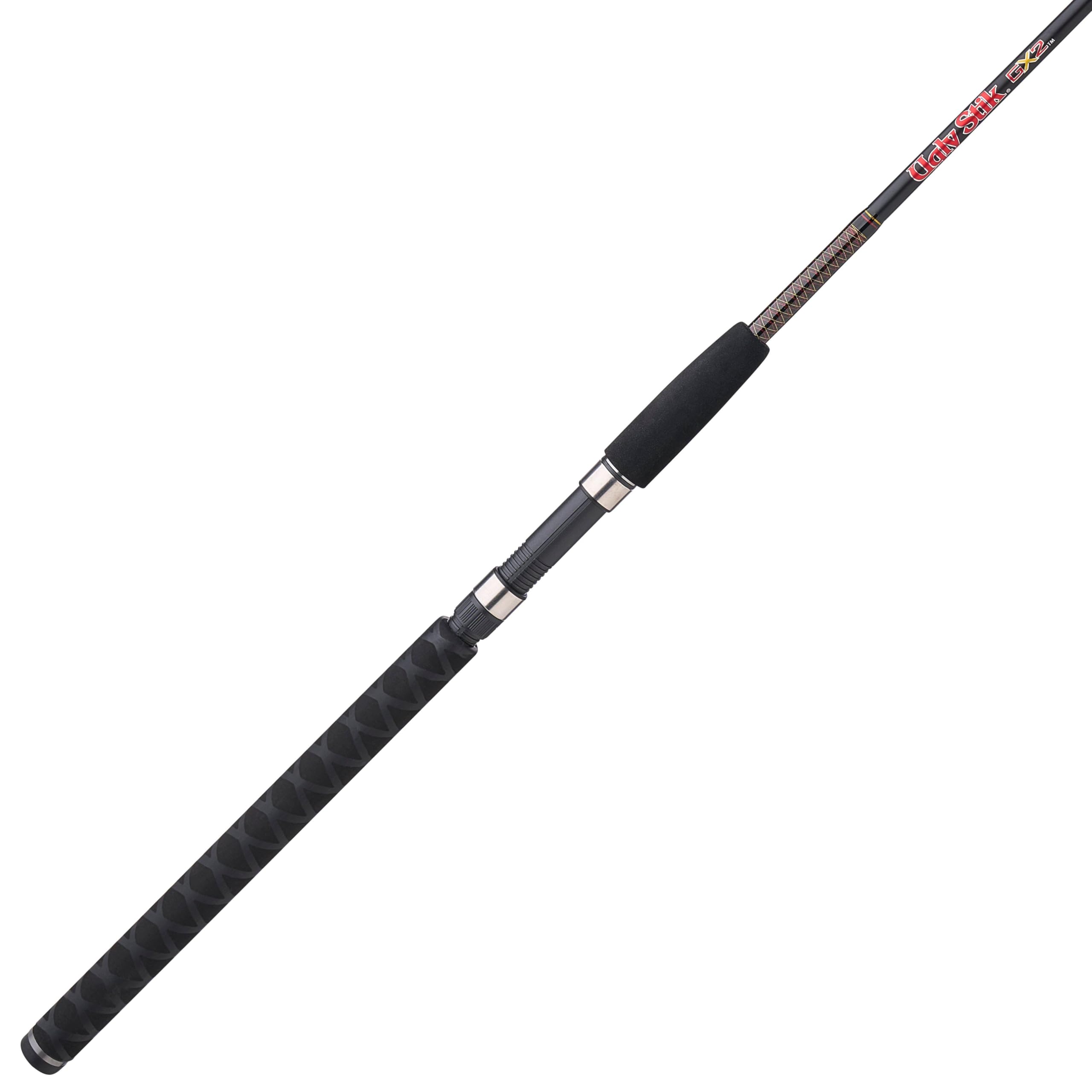 Ugly Stik6β6β GX2 Spinning Rod, Three Piece Spinning Rod, 6-15lb Line Rating, Medium Rod Power, Moderate Fast Action, 1/8-5/8 oz. Lure Rating