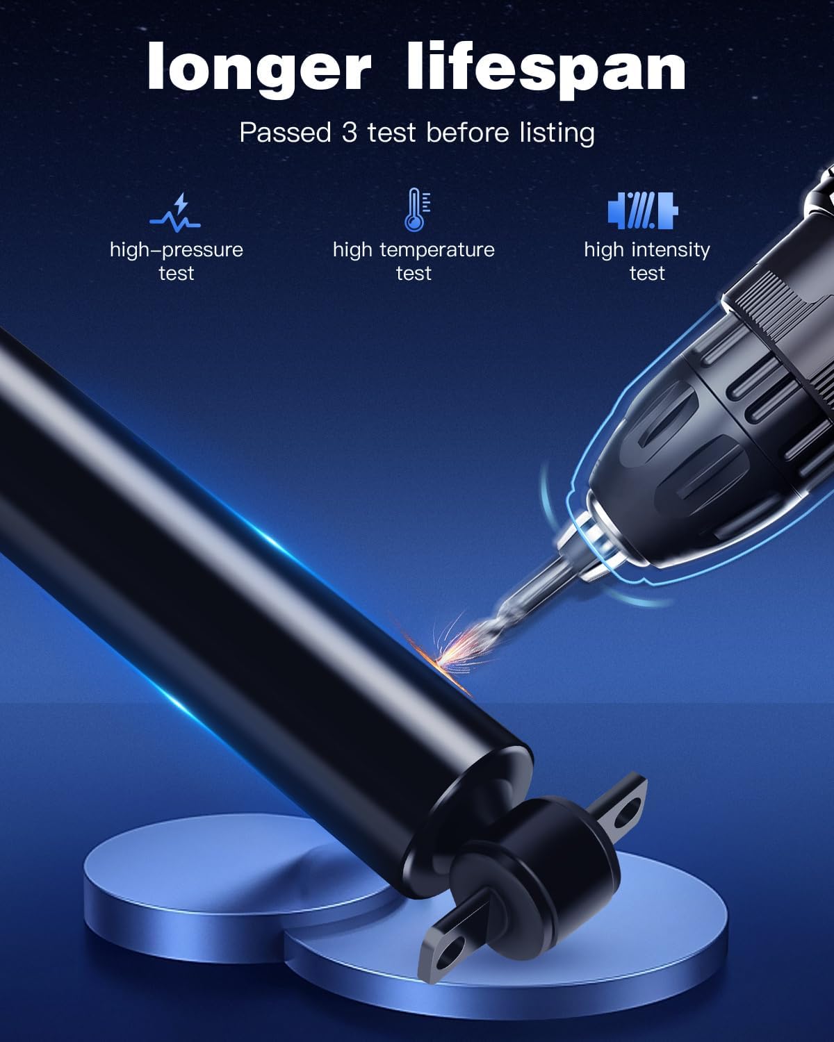 Shocks Struts,ECCPP Rear Pair Shock Absorbers Strut Fits 1992-1999 for Chevy for GMC C1500 C2500,1996-2013 for Chevy Express for GMC Savana1500,1995-2000 for Chevy Tahoe for GMC Yukon 344273 34762