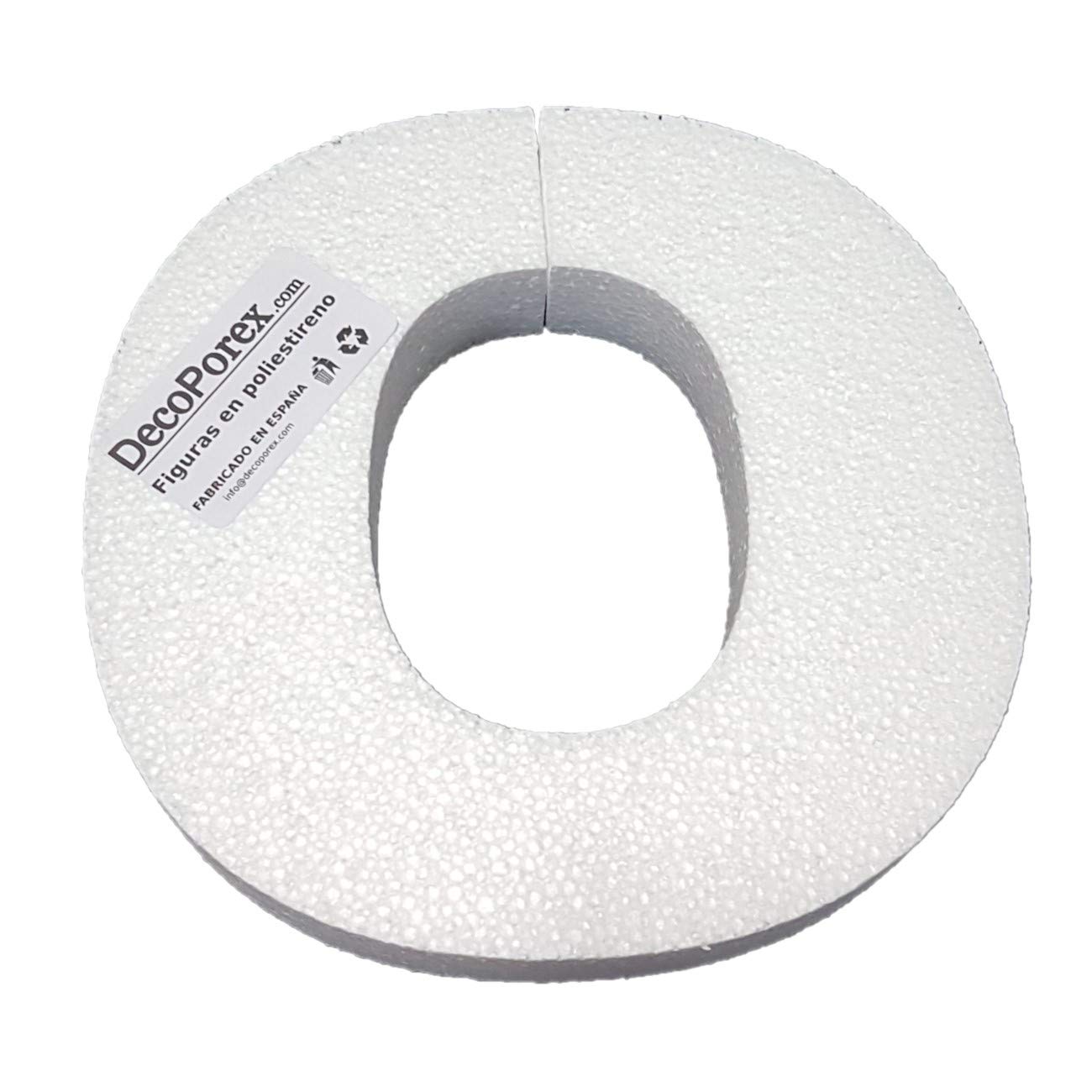Lettera Q In Polistirolo Espanso - Altezza 200 Mm, Spessore 30 Mm, Non