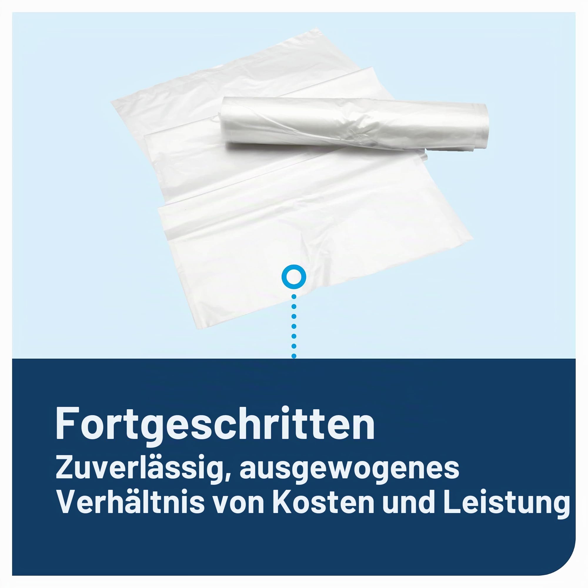 Tork 563000 Abfallbehälter B1 - Stabiler 50L Mülleimer in ansprechendem Elevation Design in weiß - ohne Deckel - Mülleimer Abfallsammler flexibel montierbar