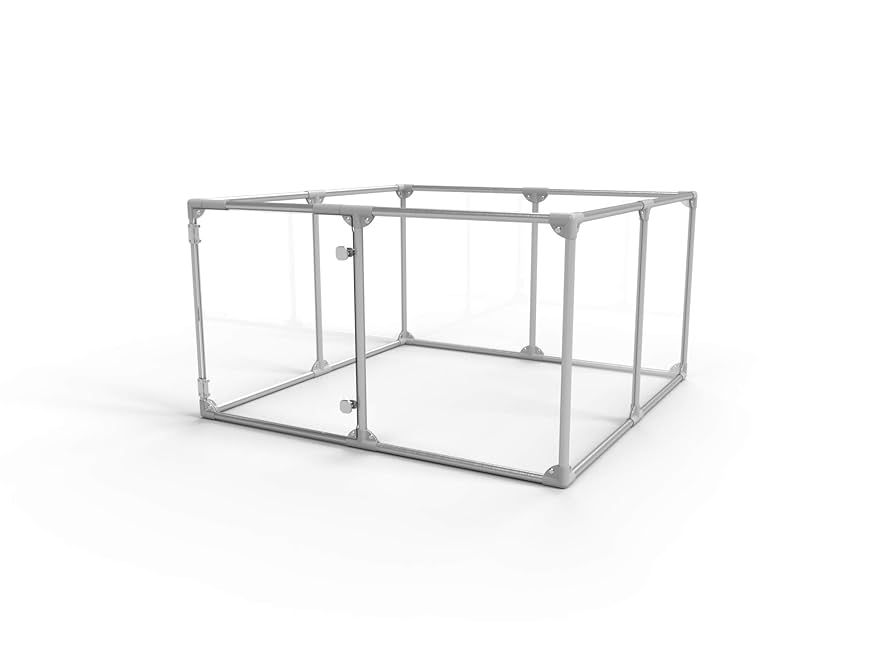 clearlylovedpets アクリルケージ Amazon | オールフォーワンズライフ 犬用ケージ CLEARLY LOVED