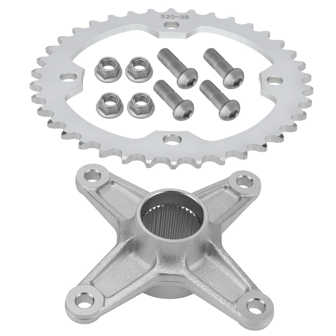 Kit couronne d’essieu arrière & support de moyeu pour Yama-ha Raptor 250 YFM250 350 YFM350 2004-2013 5YT253860000 5TG254381000