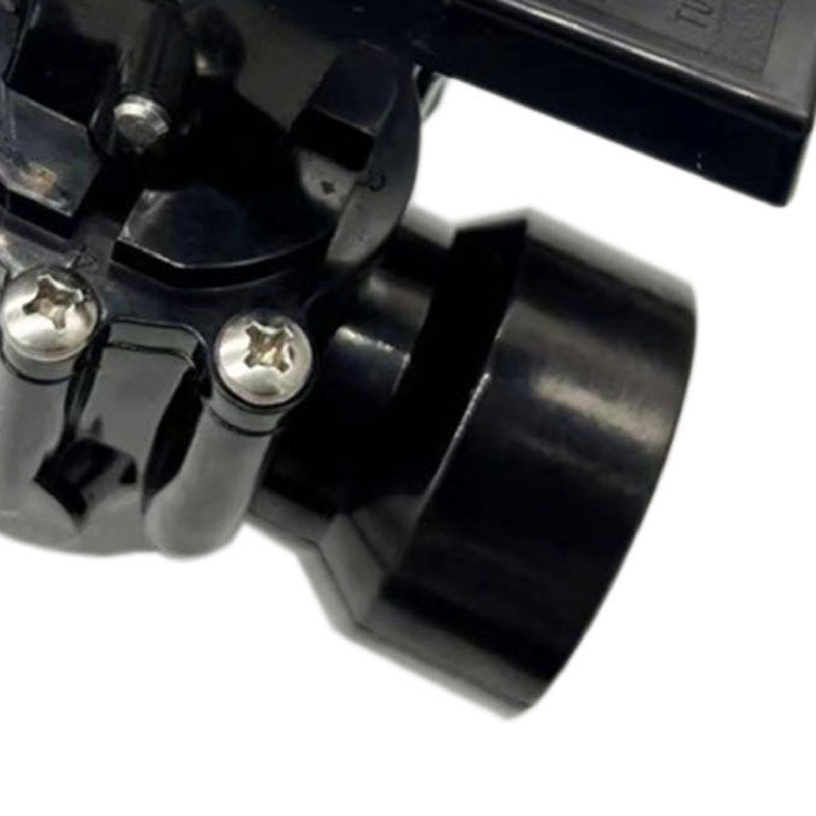 Valvola deviatrice a 3 vie Valvola deviatrice per piscina Adattatore da 1,5" 32mm 38mm per piscina, Nero