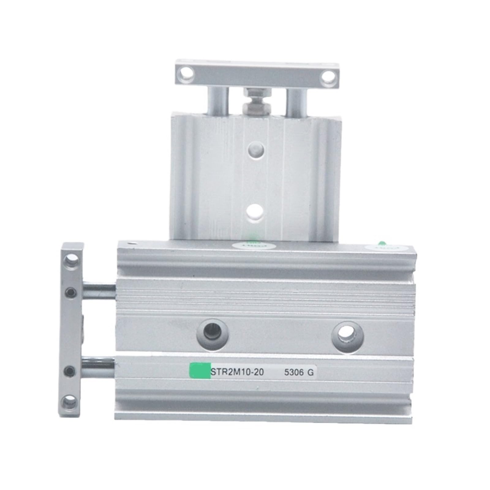 Cylindre à double tige STR2-M-16-50 pour alignement précis sans jeu mécanique