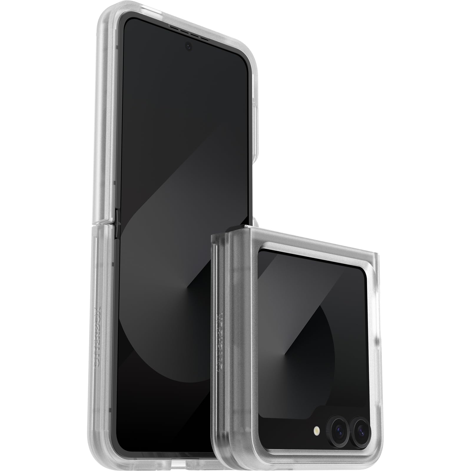 OtterBox Thin Flex Case for Samsung Galaxy Z Flip7 FE/Z Flip6, Shockproof, Drop proof, Sleek Two Piece Protective Case, Tested to Military Standard, for foldable phones, Clear