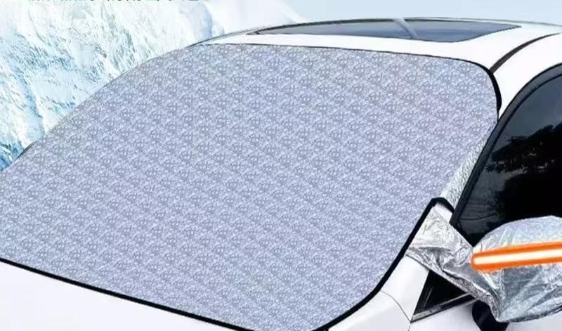 LIYANDAFA Protector para Parabrisas para VW Arteon 2017-2024, con Cubiertas de Espejo Que se, arabrisas Protege de UV Sol Hielo Nieve Viento