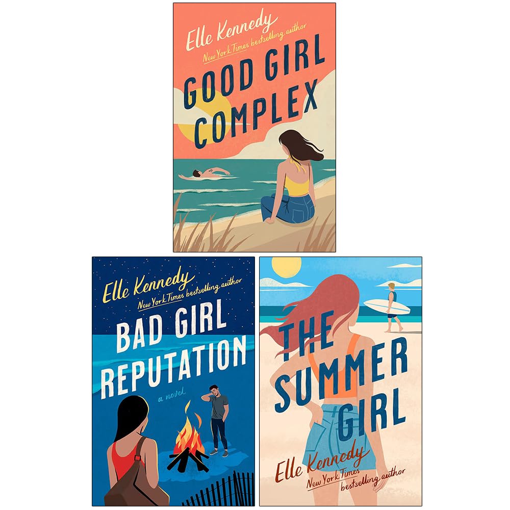 Avalon Bay Series 3 Books Collection Set By Elle Kennedy (Good Girl Complex, Bad Girl Reputation & The Summer Girl)