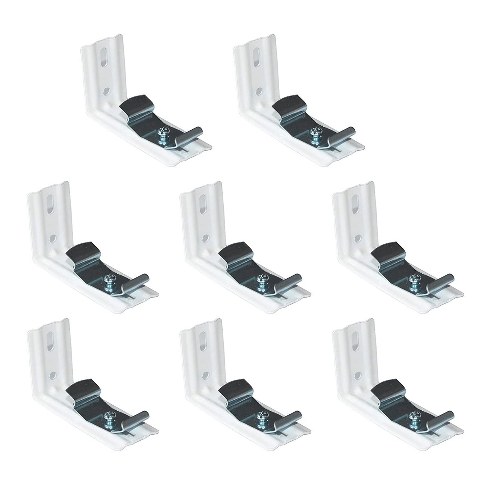 Kalttoy B 4 / 8Pcs Adjustable Vertical Linds Rackets Vertical Linds Track Attachments Control Light Privacy In Any Room Window Hardware