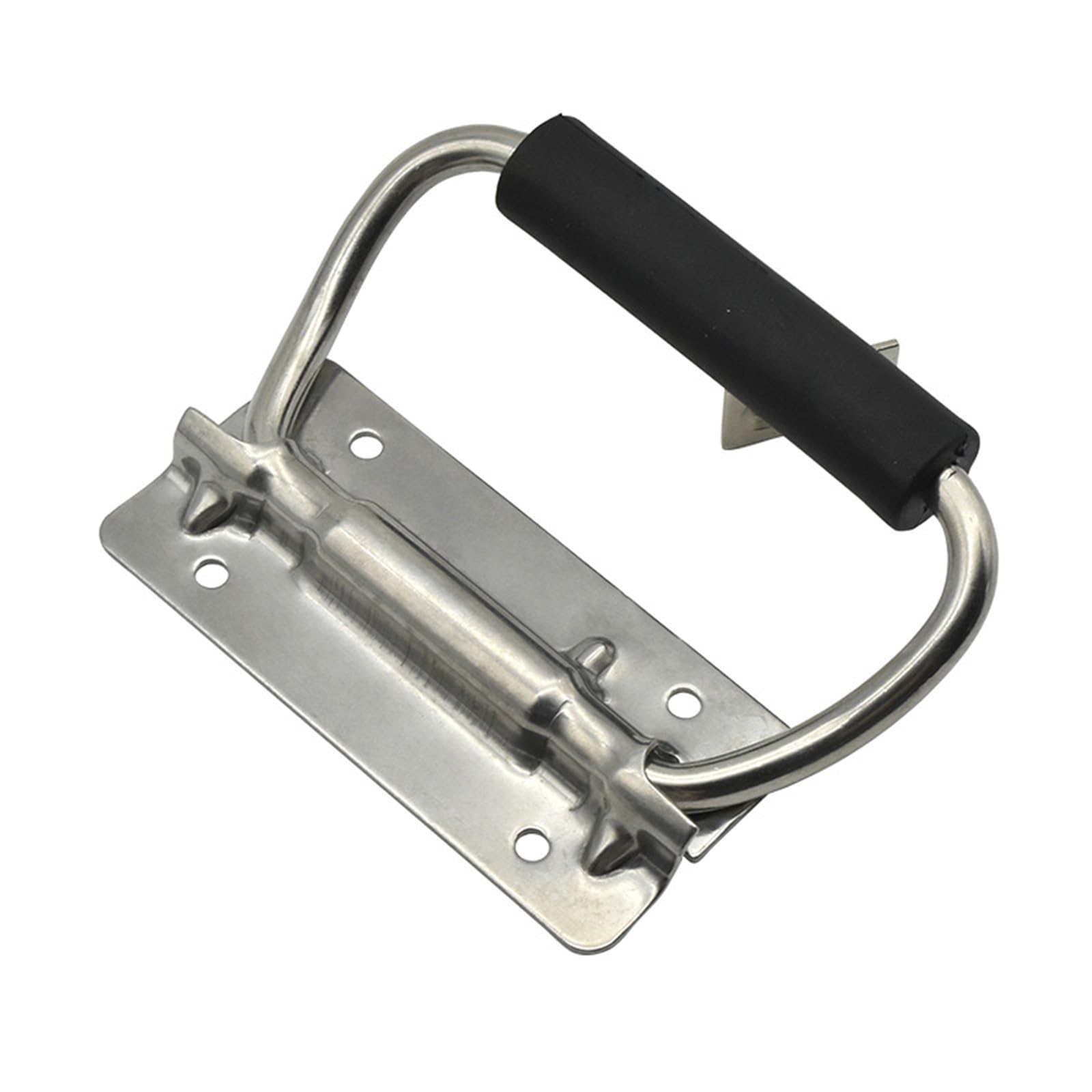 Poignée dissimulée pliable XK605 en acier au carbone et caoutchouc