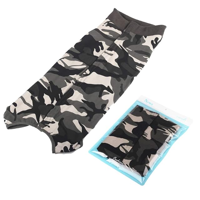 Foto 7 de 8 de Traje de recuperación para Perros, Protector de heridas Abdominales para Cachorros, Ropa quirúrgica médica