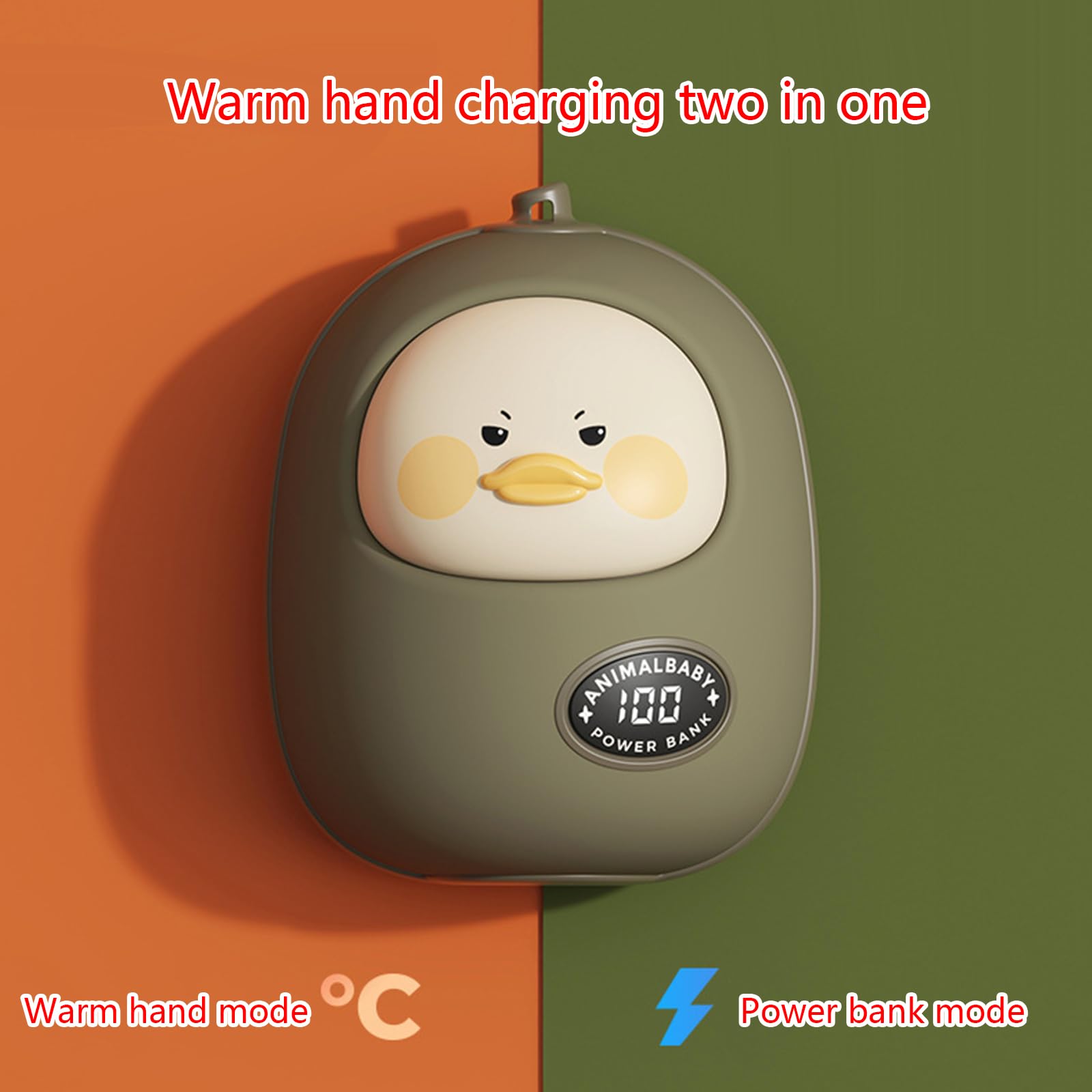 Tragbarer Handwärmer mit konstanter Temperatur, Cartoon-Haustier, USB-Aufladung, warmer Handschatz, Multifunktionswärmer, wiederaufladbar über USB