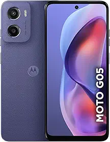 Smartphone Motorola Moto g05-128GB 12GB (4GB RAM + 8GB Ram Boost) e Camera 50MP com AI Bateria de 5200 mAh Tela 6.7" com Superbrilho - Violeta