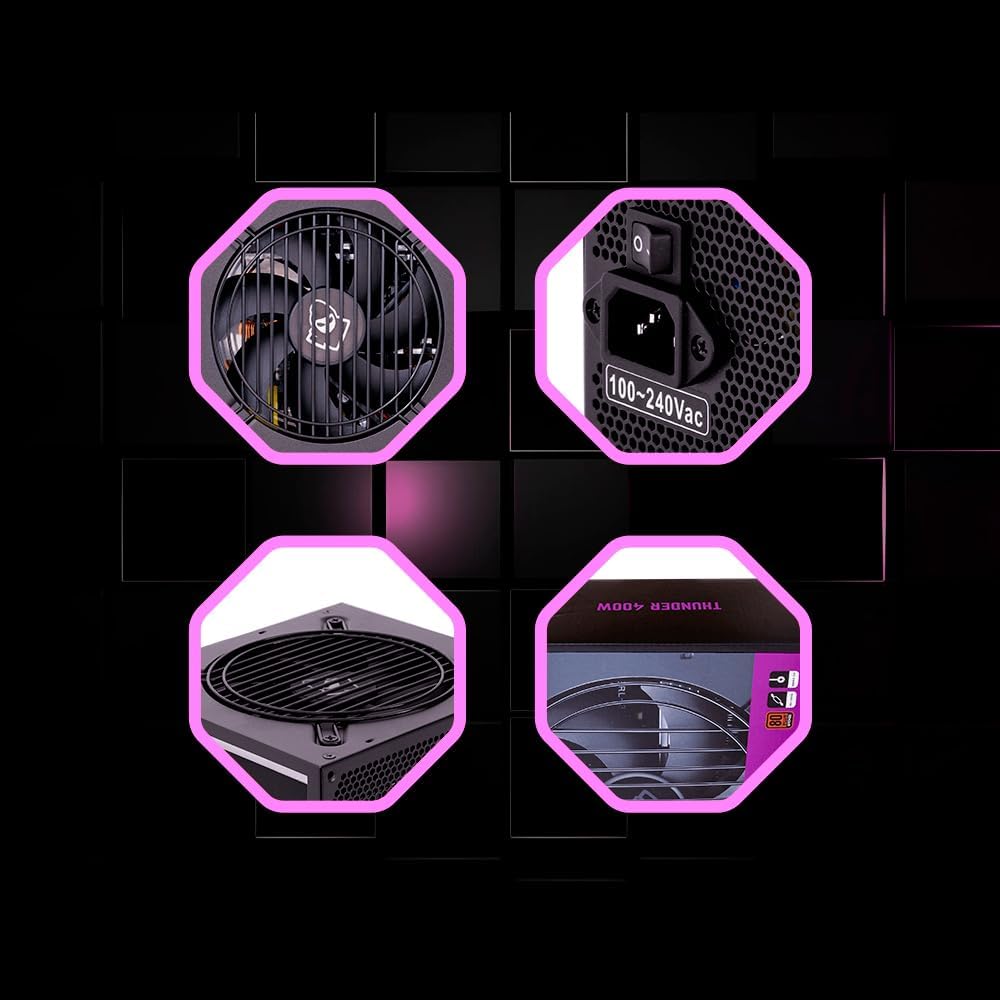 Review da Fonte Gamer Mancer Thunder 400W: Potência e Eficiência 7