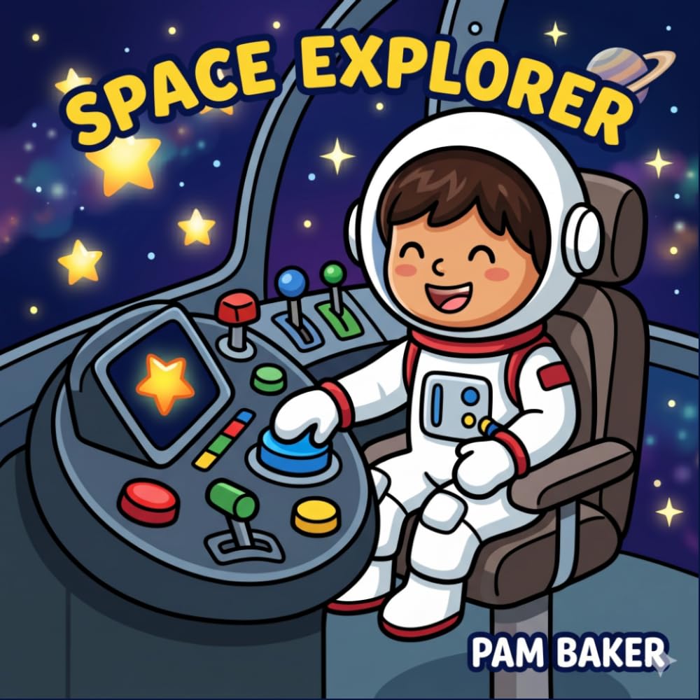 Space Explorer Coloring Book for Kids Ages 4-8: A Fun Journey Through Planets, Astronauts, and Rockets