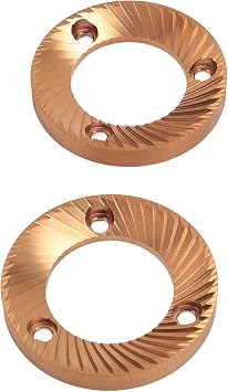 Coffee Grinder Flat Burr, Aluminum Carbon Nitride Coating Multi Purpose Coffee Grinding Blade for E37J
