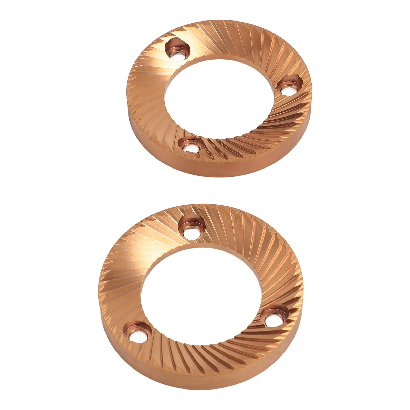 Naroote Fresa Plana para Molinillo de café de 64 Mm, Fresa Plana Profesional Plateada para Moler café, sin Orificios para Tornillos con Molienda Uniforme, Compatible con DF64, Super Jolly, Mini E
