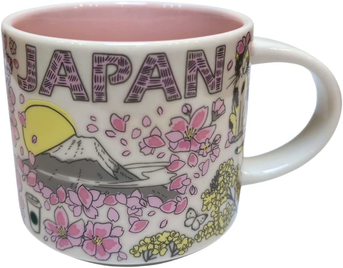 Starbucks Been There Series Japan Spring 2023 Ceramic Coffee Mug, 14 Oz