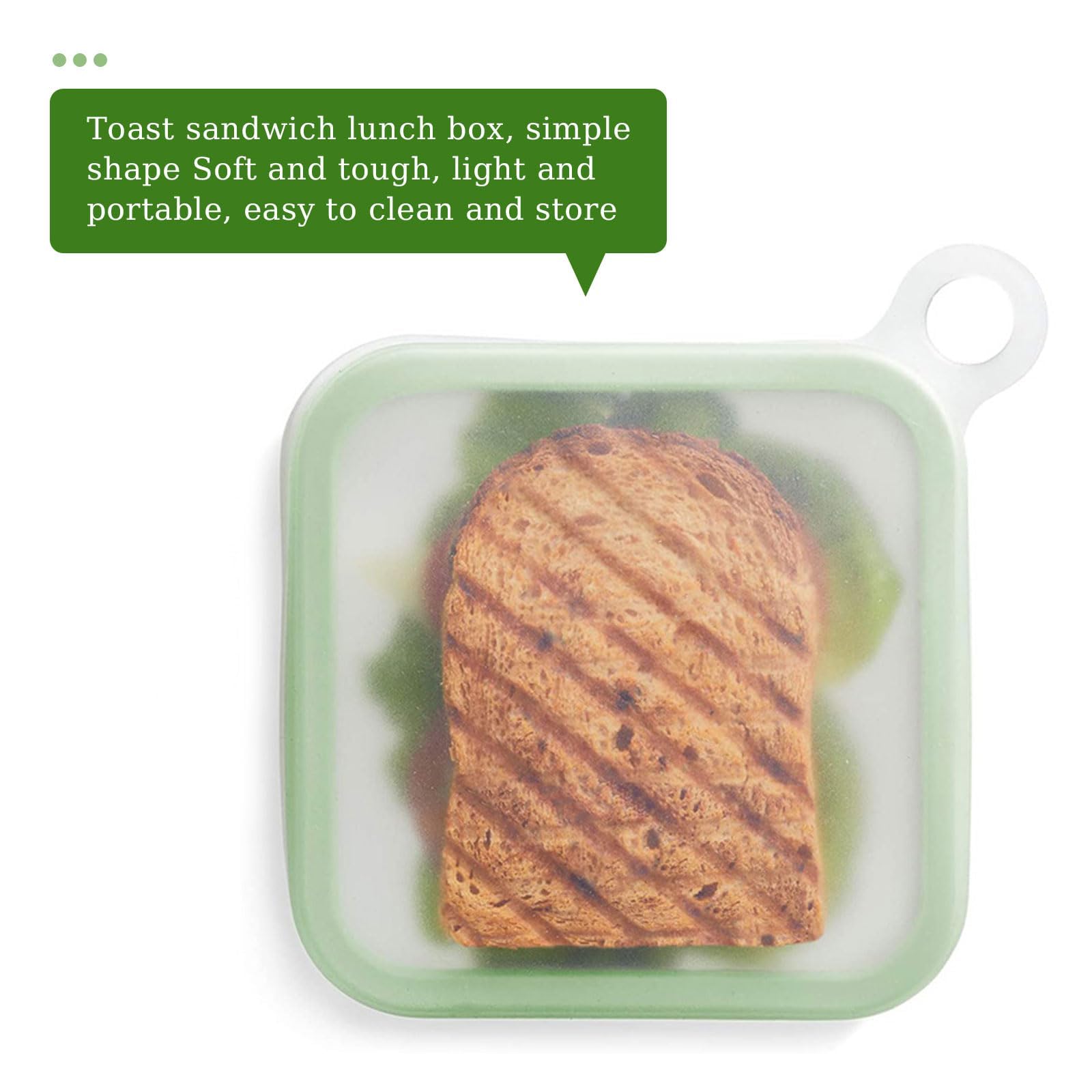 VZU Sandwich Box, Sandwich Container, 1 Unit, Reusable Sandwich Box Container with Lid - Image 4