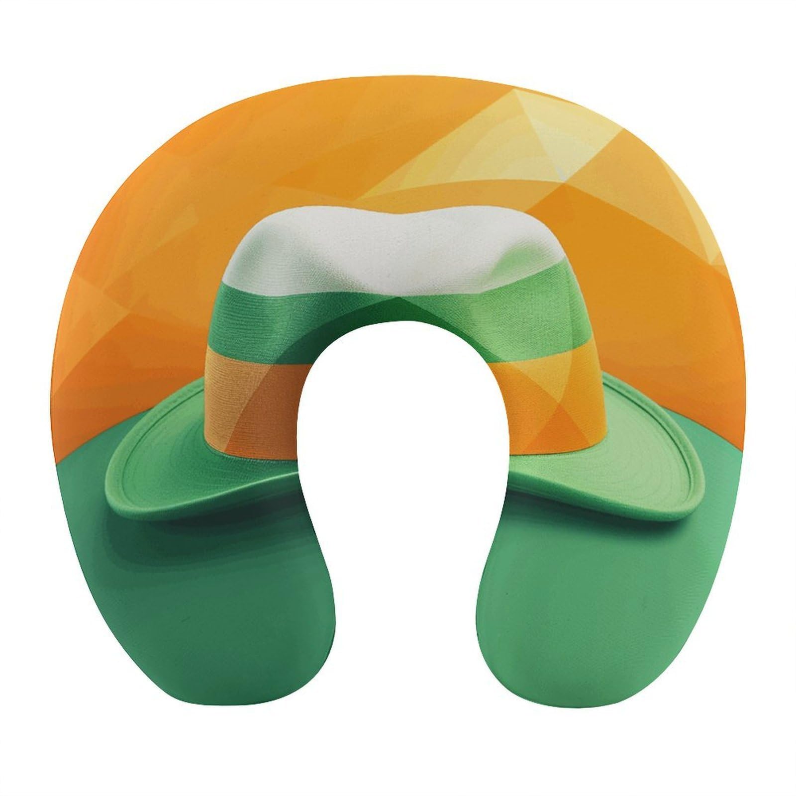 Btcowzrv Style Hat Pattern U Shaped Neck Pillow Travel Pillows