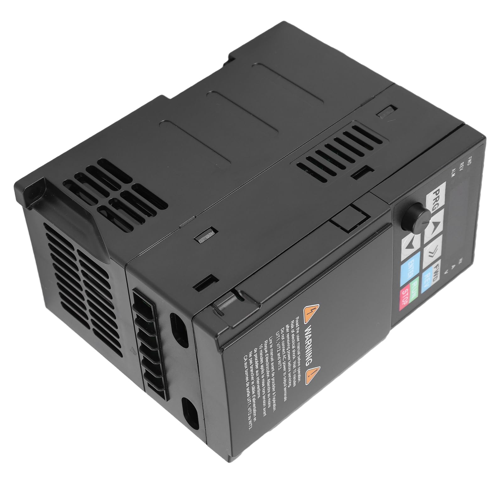 Aramox Azionamento A Frequenza Vettoriale Azionamento A Frequenza Variabile da 1,5 KW Trifase 50 60 Hz 5,0 A Ingresso da 0 A 320 Hz Uscita PC Ignifugo Display Digitale per Controllo velocità Motore