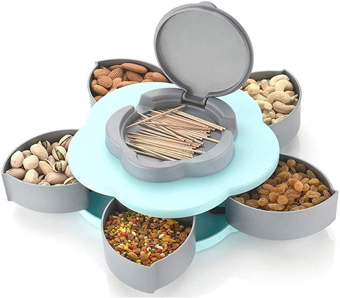 Yash Enterprise Smart Candy Box, Serving Tray Best for Dry Fruits, Spices, Chocolates